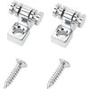 Banworks Guitar Roller String Tree Roller String Guides Retainer per Tele Telecaster Strat Stratocaster ST Chitarra Elettrica Confezione da 2 JT/YXK-01 Cromato