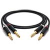 enoaudio Mogami 2534 Quad Cavo Coppia (L,R) professionale bilanciato | Neutrik Gold 6,3mm TRS | HiFi - 3,0 m