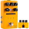EndyTech Pedale per chitarra FLAMMA FS08 FS07 FS06 FS05 FS03 FS02 FS01 Reverb, pedale effetti per chitarra, 7 slot riponibili, 11 effetti di modulazione True Bypass (FS07)