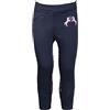 HKM Pantaloni da Equitazione per Bambini | Leggings Regolabili in Vita Elastica Sono Comodi per l'equitazione | Pantaloni in Silicone con Toppa al Ginocchio in Nylon Viscosa con Materiale Elastan