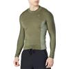 Hurley Chnnl Crssng Pddl Sries L/S Maglietta, Oliva, M Uomo