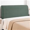 YSTELLAA Natale Copri Testata Letto Matrimoniale, 150CM, Coprispalliera Letto Elasticizzata, Universale Copri Testiera Letto Matrimoniale Lavabile, Headboard Cover Antipolvere, Verde Soia