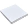 Generico 50 Pezzi Fondo FONDINO in Cartone per SCATOLE Misura 5x5x0.8 cm Ideale per PVC bomboniera bomboniere creazioni Fai da Te (Fibra Bianca)