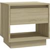 vidaXL Comodino Rovere Sonoma 45x34x44 cm in Truciolato