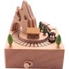 Peukerty Carillon di legno di montagna piccoli giochi magnetici in movimento
