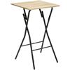 5 five simply smart 5five - tavolo bar pieghevole effetto legno 2 posti