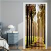 DOTBUY-SHOP Tenda per Porta Arte Moderna Interni Tende Oscuranti in Poliestere Tenda Divisoria per Interni Adatte per Finestra Cucina Ristorante Porta Corridoio (120x200cm,Albero)