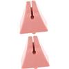 HOMSFOU 2 Pezzi Accessori per Macchine da Maglieria in Lana Macchina per Maglieria avvolgitore per Lana Guida Rapida Filo a Maglia Adattatore guidafilo plastica Rosa