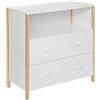 ATMOSPHERA CREATEUR D'INTERIEUR - Cassettiera in legno kima 85x40cm bianco