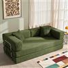 YINIX Divano Letto Pieghevole 200cm Super King, Divano Modulare Futon Boneless, Velluto a Coste con Telaio in Metallo, Materasso da Terra 3 Posti, Base Antiscivolo, Rivestimento Lavabile