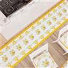 PETTI Artigiani Italiani - Tappeto Cucina Antiscivolo Lavabile in Lavatrice, Passatoia Cucina, Tappeto Cucina Lungo, 52x240 cm, Disegno Frutti Misti 01 100% Made in Italy