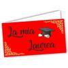 Gicaprice 60 Bigliettini Bomboniera Laurea Dottore Dottoressa Personalizzati, con Stampa Omaggio, Pronti all'utilizzo (Modello 2)