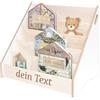 MAMOI® Libreria per bambini personalizzata con nome - Scaffale bambini, organizer libri per cameretta, espositore libri da terra, contenitore libri in legno