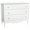 Vicentini arreda COMO CLASSICO PROVENZALE IN LEGNO SHABBY CHIC BIANCO CON POMELLI ARGENTO