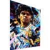 Magic Canvas Art Diego Maradona Pop Art B8387 - Stampa artistica da parete, 1 pezzo, motivo: poster senza cornice, dimensioni: 80 x 60 cm