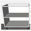 Generico Mobili Base Cucina Colore Bianco Opaco Varie Misure per Cucina (H 72 cm x L 90 cm x P 55,5 cm)