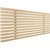 DHOME Testiera in legno riciclato DM Stile Pallet Letto Pallet Ferramenta inclusa (110cm, Stile Giapponese, Legno Naturale)