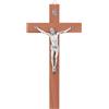 SHALOM - Crocifisso in Legno E Corpo in Metallo. Altezza 20,5 Cm