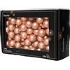 Kaemingk Palline di Natale su Filo di Vetro 2 cm x 144 Pezzi Palline a Specchio Opache - Piccole Palline Decorative - Decorazione per Albero di Natale e Decorazione Natalizia - Pera Perla