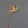 artplants.de Strelitzia Decorativa DONGLIN, Arancione-Viola, 85 cm - Ramo di Fiori Artificiali