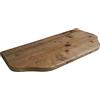 MODULARREDO | SATURNO Mensola da Muro, Mensola Legno, Scaffali Legno, Mensola da Parete, 56x24x2.4 cm, Noce - Made in Italy