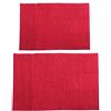 MSV Set di 2 tappetini da bagno in ciniglia, 40 x 60 cm + 60 x 90 cm, rosa