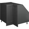 Vicco Mobile cucina angolare per sottotetto R-Line, Antracite rustico, 75.6 cm con 1 porta, carcassa dell'armadio profondità 60 cm
