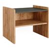 Vicco Gruppo panca ad angolo Roman, Rovere sabbia, 53.5 x 41.1 cm, adatto per soluzioni angolari salvaspazio nella zona pranzo