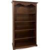 Mar.c.a. Design - Libreria Arte Povera con 5 Ripiani - Libreria in Legno 120x40x210 cm con Base Rialzata - Made in Italy