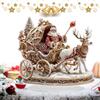 Generico Decorazioni Natalizie da Tavolo | Ornamento Tavolo 2D Acrilico con Babbo Natale E Renna,Complemento D'arredamento Multifunzionale per Interni ed Eventi Festivi