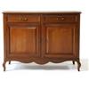 Mar.c.a. Design - Credenza Arte Povera con 2 Ante e 2 Cassetti - Madia Legno 145x50x115 cm con Piedini Made in Italy