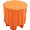 Gralara Pouf Contenitore 28 * 27.5 Cm, Ottomane per Camerette Realizzato in Pp Ispessito, Sgabello Contenitore per Porta, Cameretta Dei Bambini per Cambiare Le Scarpe Et Giocattoli, Balcone