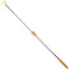 OUNONA Asta Alluminio Acciaio Telescopica Stendibiancheria Inossidabile e in Cm Design Retrattile Leggero, Lunghezza Regolabile 64-101 per Uso Domestico