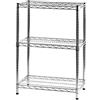 Archimede Sistema Componibile, Scaffale Tre Ripiani, Grigio (Cromato), 61 x 36 x 90 cm