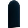 murando - Testiera Letto Singolo Imbottita - Staccionata Velluto - 100x30 cm 1 Pezzo - Pannelli Decorativi per Pareti - Pannello Imbottito per Camera da Letto Bambini - Schiuma Anallergica - Blu Navy