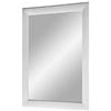 Duisburger-Rahmen24 Flex 35 - Specchio da Parete 80x100 cm con Cornice (Bianco Pino), Specchio su Misura con Striscia di Legno MDF da 35 mm di Larghezza e Parete Posteriore Robusta con Ganci