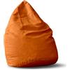 Lumaland Poltrona Sacco Pouf Puff Luxury XL Plus Comfortline 220 lt Arancio