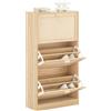 SoBuy Scarpiera slim con 3 ante 60x24x118cm per ingresso