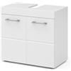 Vicco Mobile sottolavabo per bagno Luna, Bianco, 60 x 56 cm