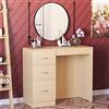Vida Designs Riano-Scrivania in Legno di Pino con 3 cassetti, Kiefer, 79 x 93 x 38 cm, Pino