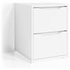 Vicco Cassettiera per camera da letto Ruben, Bianco, 40.2 x 53.6 cm | adatto come comodino per letti boxspring