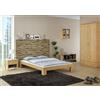Erst-Holz Elegante Futon matrimoniale 140x200 in Pino laccato con doghe rigide 60.67-14