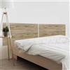 DHOME Testiera in Legno Riciclato DM con Gambe Stile Pallet Orizzontale Letto Pallet Supporti inclusi (210cm Doppio, Legno Cambriano)