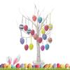 Generico Lampada Per Albero Di Pasqua - Decorazione Con Rami Pieghevoli A LED | Centrotavola Da Tavolo Con Di Pasqua Alimentato A Batteria Da 23 Pollici E Alimentato Tramite USB - Per Scrivania, Soggiorno