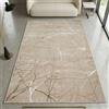 CARPETIA Tappeto moderno dal Design di Rami astratto | easy care | beige marrone, 200 x 290 cm
