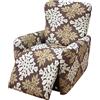Generico 4-Pezzi Copripoltrona Relax Reclinabile Universale, Moderna Fodere Copripoltrona Reclinabile 1 Posto Elasticizzato Lavabile Rimovibile,Copertura per Poltrona Reclinabile (Color : #10)
