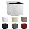 Home Tresor POUF EDDY tinta unita liscio (Bianco)