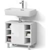 Livinity Mobile sottolavabo per bagno Fucino, Bianco lucido, 60 x 54 cm