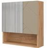 Vicco Specchio contenitore bagno Irma, Beige, 54 x 55 cm