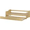 Erst-Holz letto-divano letto 90x200 in Pino con cassettone letto e doghe rigide 60.34-09